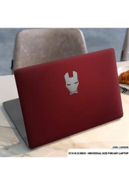 DDecorator Red Background Of Iron Man Laptop Sticker image