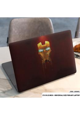 DDecorator Red Background Of Iron Man Laptop Sticker image