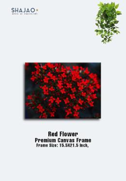 Red Flower | 3D Border Canvas Frame image
