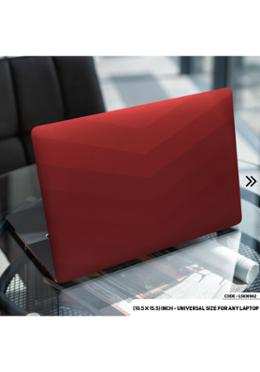 DDecorator Red Seamless Pattern Laptop Sticker image