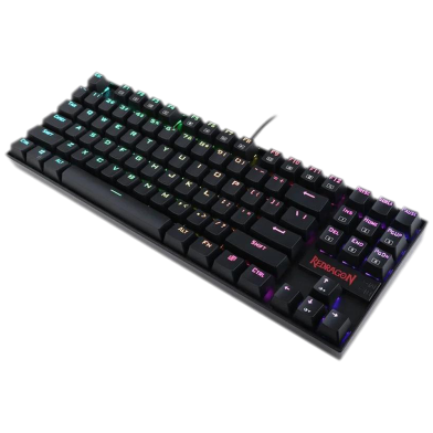 Redragon K552 Kumara Black Blue Suitches Mechanical Keyboard image