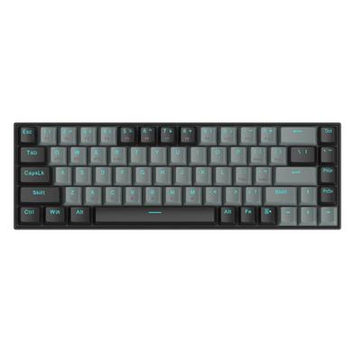 Redragon K662 Grey - Black Gwern No - Backlit Dual Mode Mechanical Keyboard image