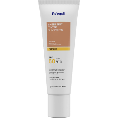 Re'equil Sheer Zinc Tinted Sunscreen 50 gm image