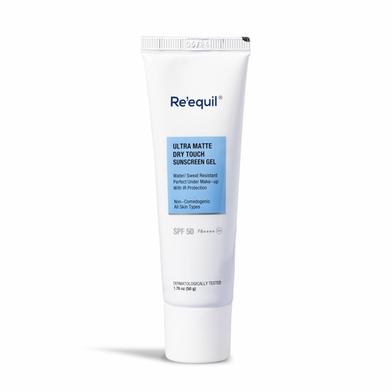 Re'equil Ultra Matte Dry Touch Sunscreen Gel SPF 50, PA plus plus plus plus - 50g image