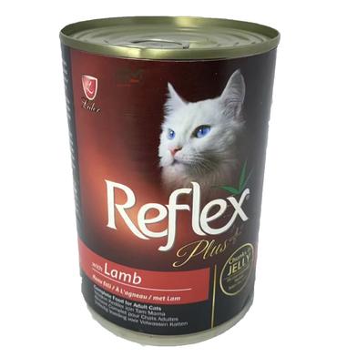 Reflex Plus Cat Can Food with Lamb-400g (Chunks In Jelly) image