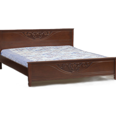 Regal Astrella Wooden Double Bed | BDH-337-3-1-20 image