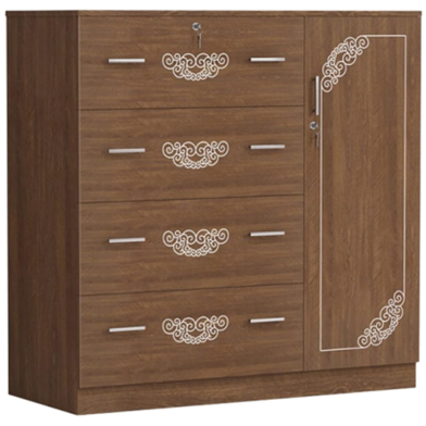 Regal Charly Laminated Board Wardrobe WDH-143-1-1-20 image