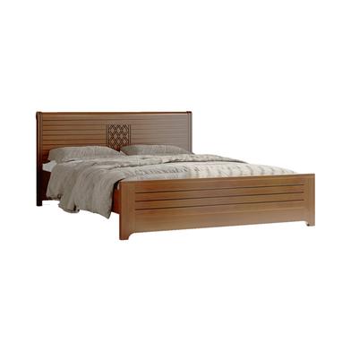 Regal Wooden Sidon King Bed - Antique | BDH-359-3-1-20 (King) image