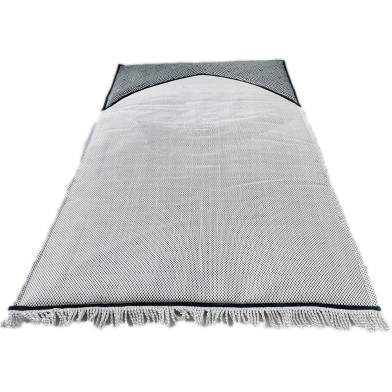 Relax Sijdah Foam Padded Jaynamaz - জায়নামাজ White and Black Color image