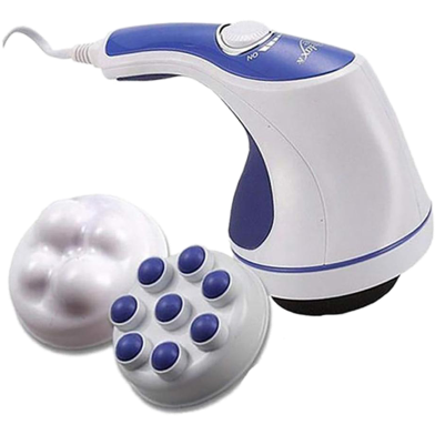 Relax Tone Spin Body Massager With 5 Headers Relax Spin Tone Slimming Lose Weight Burn Fat Full Body Massage Device image