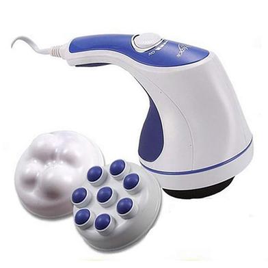 Relax Tone Spin Body Massager With 5 Headers Relax Spin Tone Slimming Lose Weight Burn Fat Full Body Massage Device image