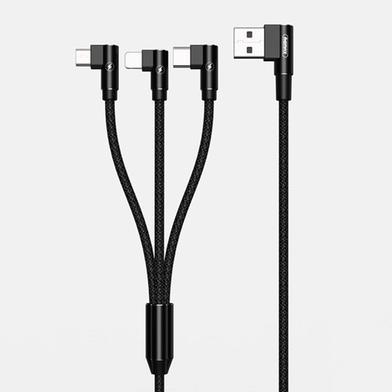 Remax RC-167th 3in1 Data And Charging Cable for iPhone Micro Type C image