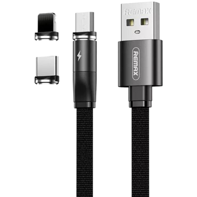 Remax RC-169th Flag Series 2.1A 3 in 1 Magnetic Charging Cable image