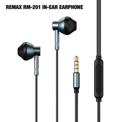 Remax RM-201 Wired Earphone With Mic image