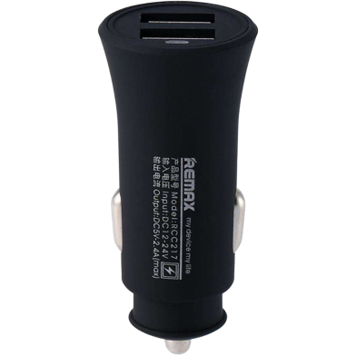 Remax Rocket Car Charger Set 2.4A with 3 in 1 cable (RCC-217) image