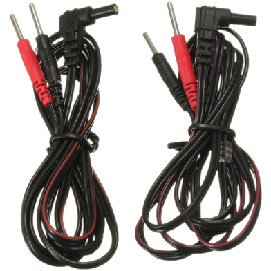 Replacement Electrode Lead Wires Standard Connect Cables For Tens/Ems Massage Digital Electronic Therapy Machines with 2mm Pin image