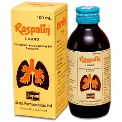 Respolin 2 mg/5 ml Syrup 100 ml Bottle image
