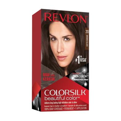 Revlon Colorsilk Brown Black Hair Color 20 (UAE) - 139700076 image