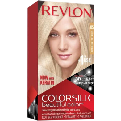 Revlon Colorsilk Ultra Light Ash Blonde Hair Color 05 image