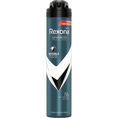 Rexona Invisible Black and White Men Deodorant Spray 200 ml (UAE) - 139701792 image