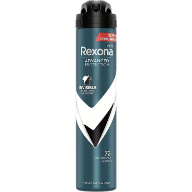 Rexona Invisible Black and White Men Deodorant Spray 200 ml image