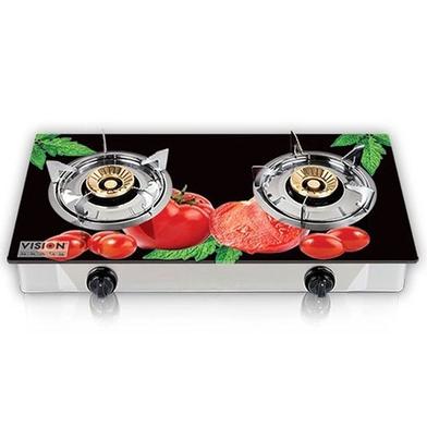 Vision Lpg Double Glass Gas Stove Tomatino 3d image