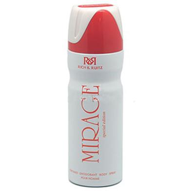 Rich And Ruitz Perfumes Mirage (মিরাজ) Special Edition Perfumed Deodorant Body Spray For Men - 200ML image