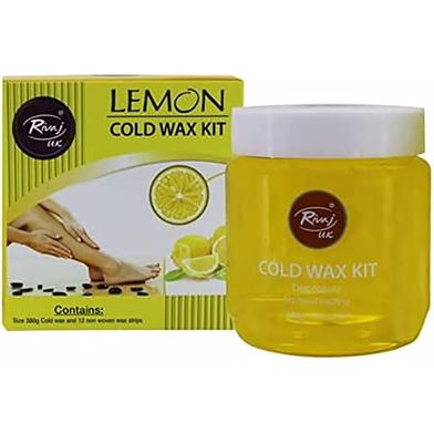 Rivaj Lemon Cold Wax Kit Jar 380 gm (UAE) image