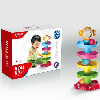 Roll Ball Toy for Kids 5 Layer Ball Drop and Roll Swirling Tower for Baby and Toddler Development Educational Toys image