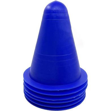 Roller Skate Training Obstacle Cones Marker - 6 Pcs - Blue image