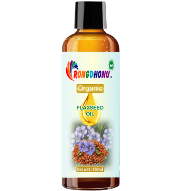 Rongdhonu Flaxseed Oil (Tisi Tel) -100 ml image