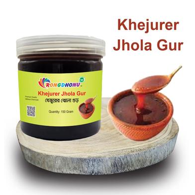 Rongdhonu Premium Quality Khejur Jhola Gur, Organic Khejurer Jhola Gur -150 gram image