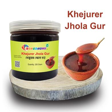 Rongdhonu Premium Quality Khejur Jhola Gur, Organic Khejurer Jhola Gur -250 gram image