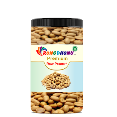 Rongdhonu Premium Raw Peanut, China Badam -500gm image