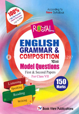 Royal English Grammar And Composition With Model Questions - Class 7 image