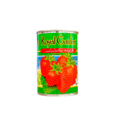 Royal Garden Strawberries In Light Syrup Can 420gm (Spain) - 131701312 image