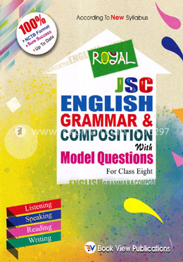 Royal JSC English Grammar And Composition With Model Questions - Class 8 image