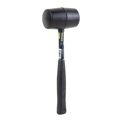 Deli Rubber Hammer With Steel Handle Black 24oz -36 image