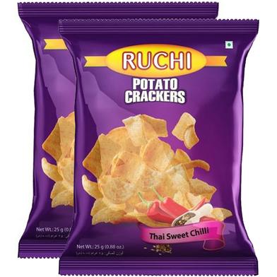 Ruchi Potato Thai Sweet Chili Chips (25gm) (2 Pack Combo) image