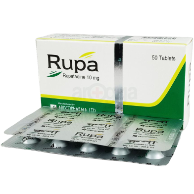 Rupa 10 mg 10's Strip Tablet image