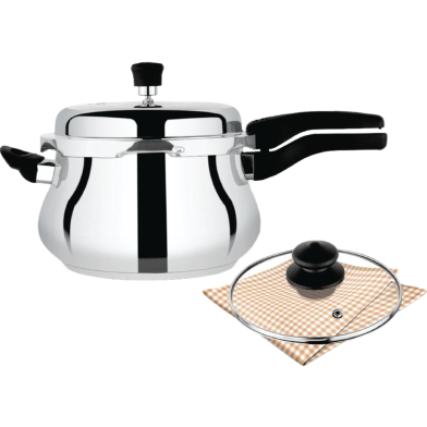 SAHARA Pressure Cooker Stainless Steel 5.5 Ltr (2 In 1) - SPCH5022 image