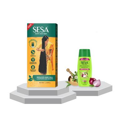 SESA Herbal Hair Oil 100ml and (FREE Onion Anti-Hair Fall Shampoo 50ml) image