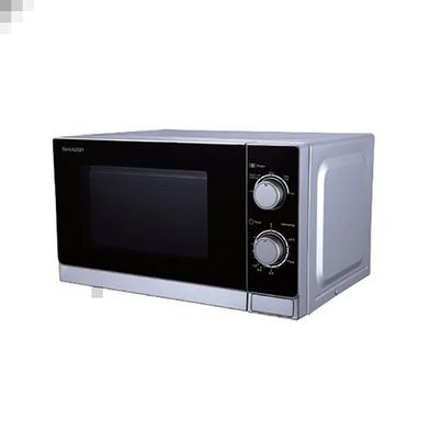 SHARP R-20AO (SV) V Micro Oven 20L black and white image