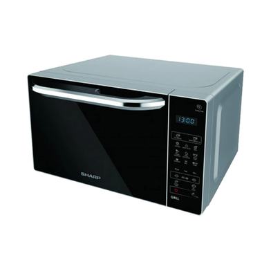 SHARP R-72E0SM Microwave Oven with Grill 25L Silver image