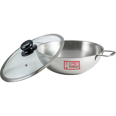 SKB 3 Layer Wok With Glass Lid 30 cm image
