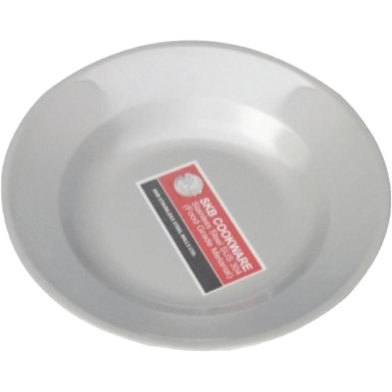 SKB Food Grade Stainless Steel Plate 20 cm - ‍Silver image