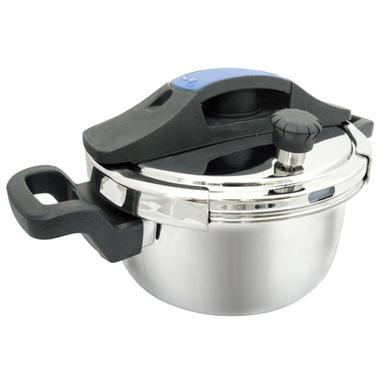 SKB Stainless Steel Pressure Cooker Whistle System-Silver-5ltr image