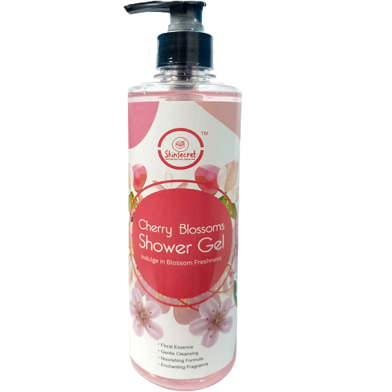 SKINSECRET Skin Secret And Skincare Cherry Indulge Blossoms Long Lasting Moisture and Shower Gel - 390ml image