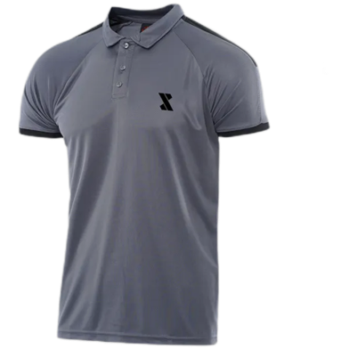 SMUG Premium Grey Polo Shirt - Fabric soft and comfortable image