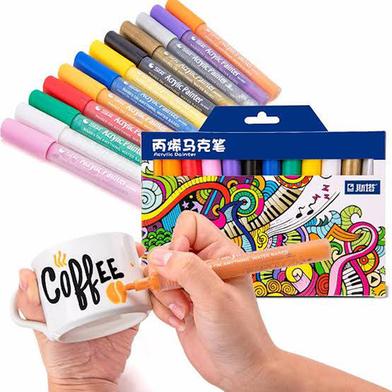 60 Markers for Art 30 Acrylic Extra Fine Tip Paint Pens 30 Acrylic Medium  Tip Paint Pens for Rock, Wood, Glass, Ceramic, Metal Painting 